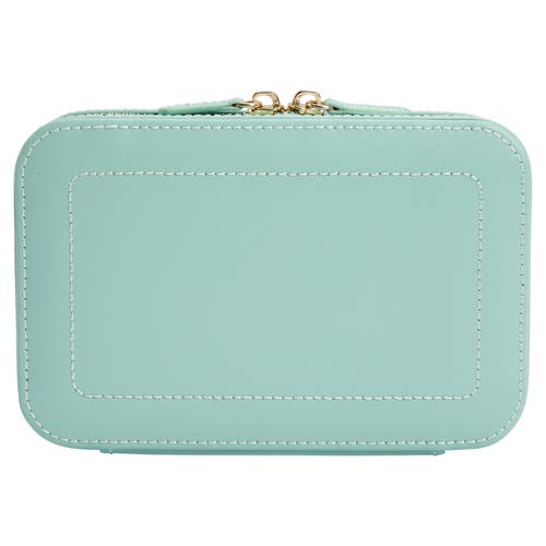 Wolf Sophia Travel Zip Case In Green