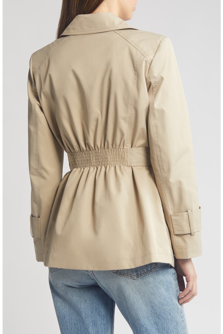Belted Trench Coat, Alternate, color, BIRCH