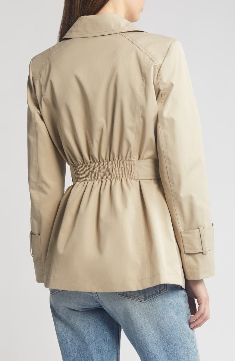 Sam Edelman Belted Trench Coat, Alternate, color, Birch