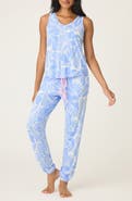 PJ Salvage Bayside Dreams Sleeveless Jersey Pajamas
