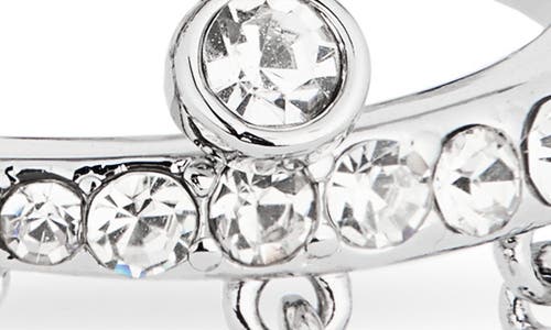 Covet Charm Wrap Ring In Silver