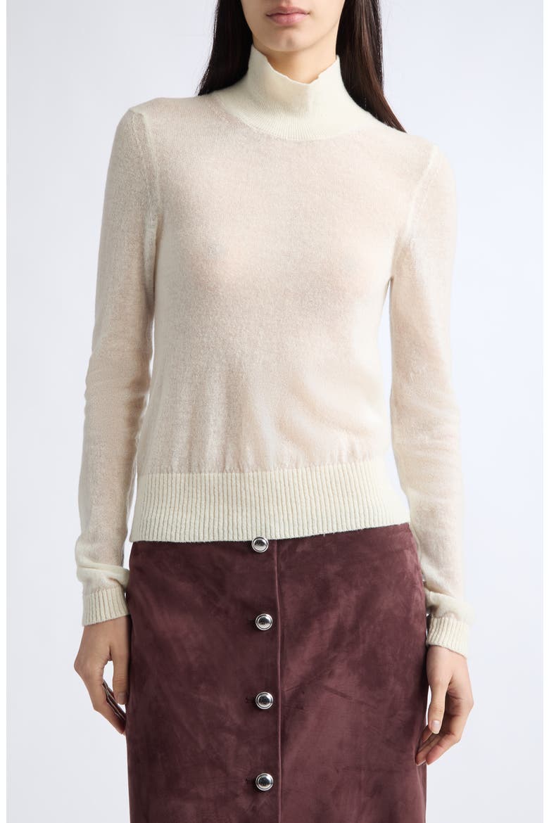Austin Mock Neck Sweater, Main, color, NATURAL WHITE