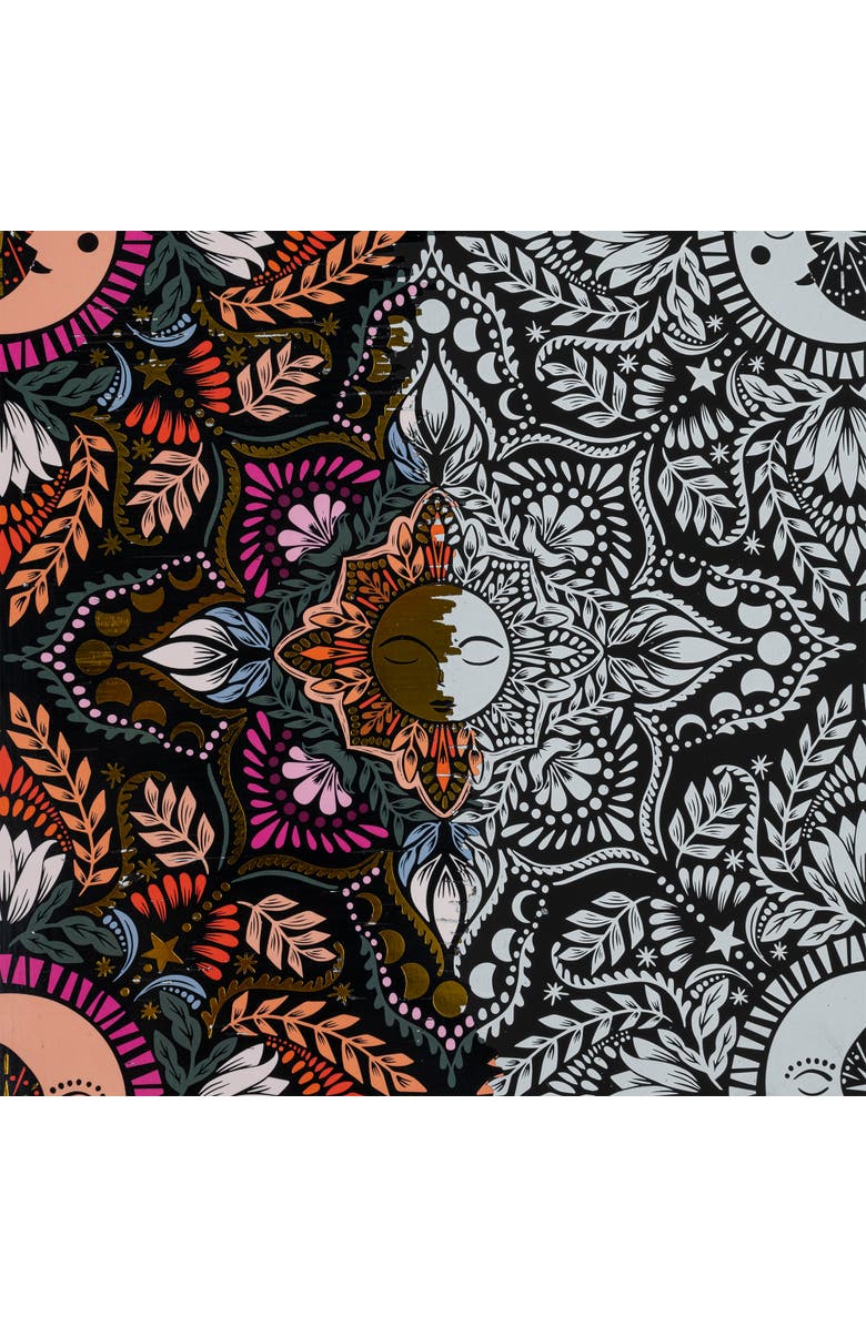 Brea Reese Scratch Art Paper Pad Moon & Sun 6 Designs, Alternate, color, Multicolored