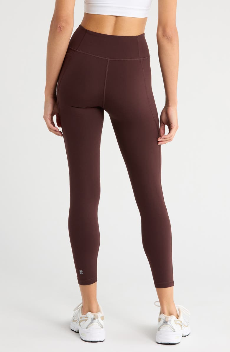Sweaty Betty Ultimate Yoga Ankle Leggings, Alternate, color, Sable Brown