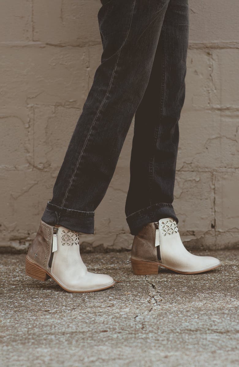 ROAN Liz Cutout Boot, Alternate, color, Bone Md