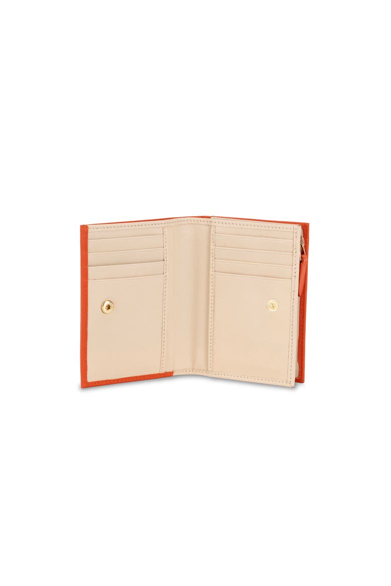 Tracey Wallet With Zippered Coin Pocket Accessory, Alternate, color, ORANGE-CAPPUCCINO