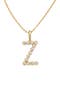  Gold Vermeil Initial Z