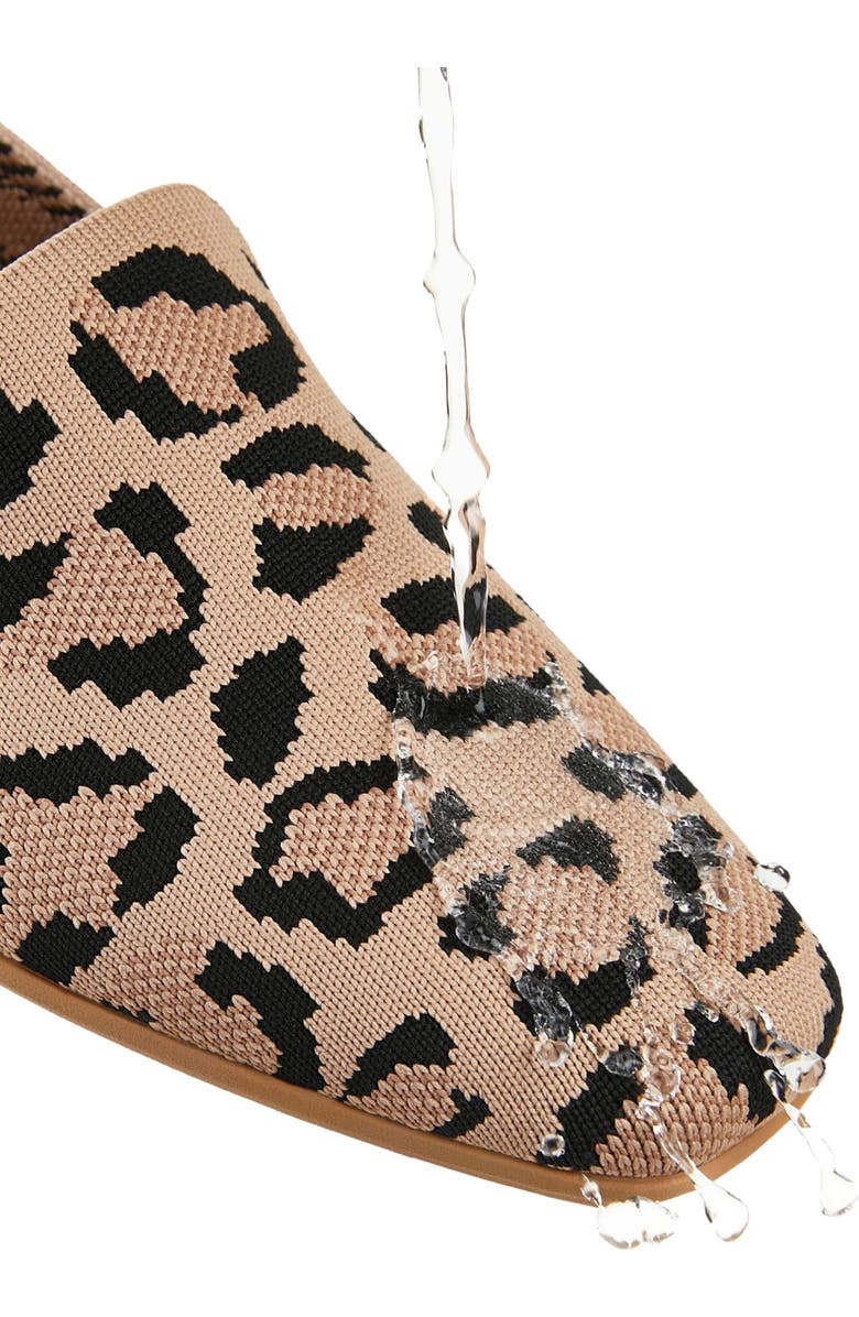 VIVAIA Water-Repellent Square-Toe Loafers, Alternate, color, Dark Leopard