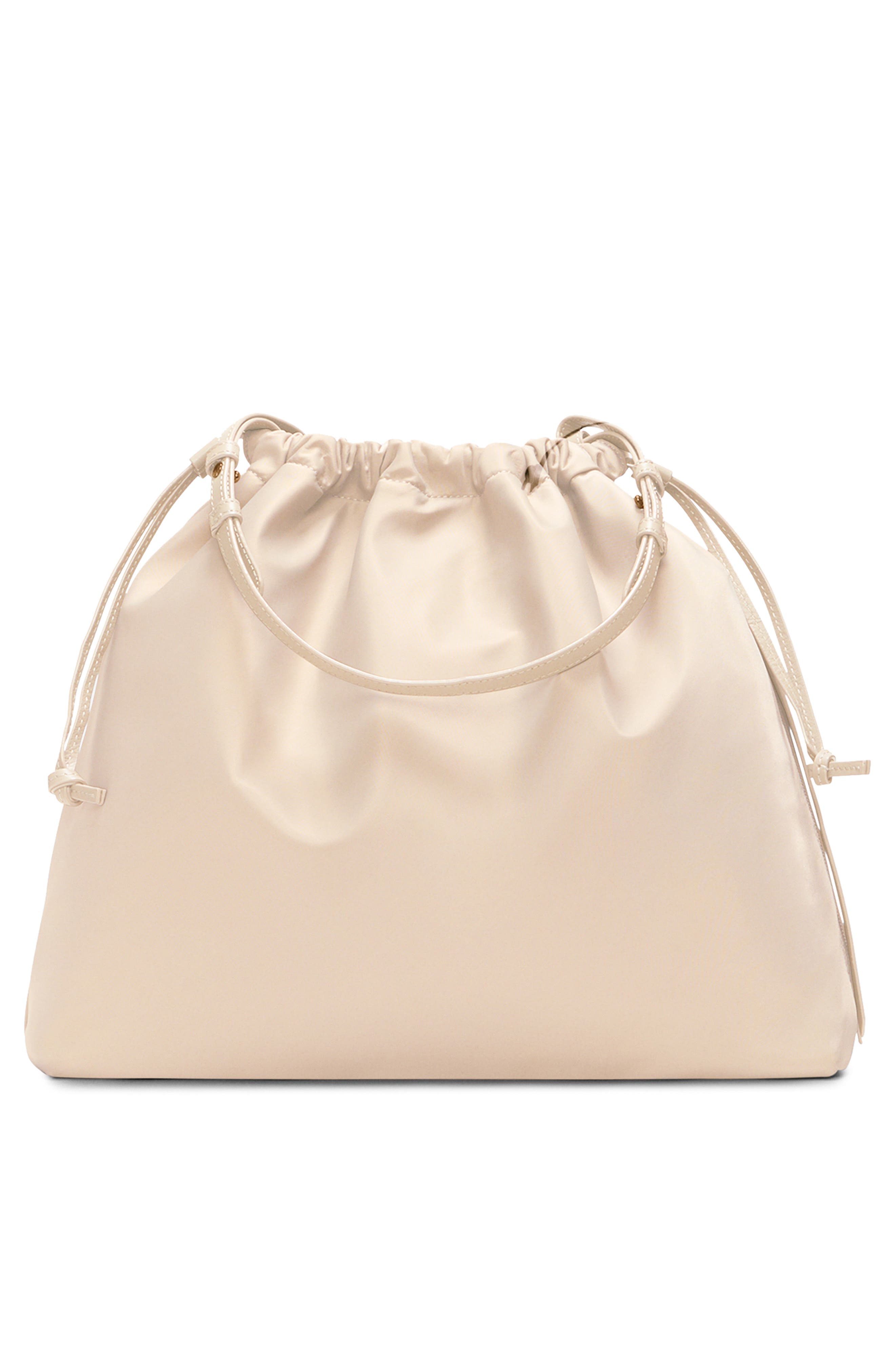 MZ Wallace Small Waverly Nylon Shoulder Bag, Alternate, color, Buff