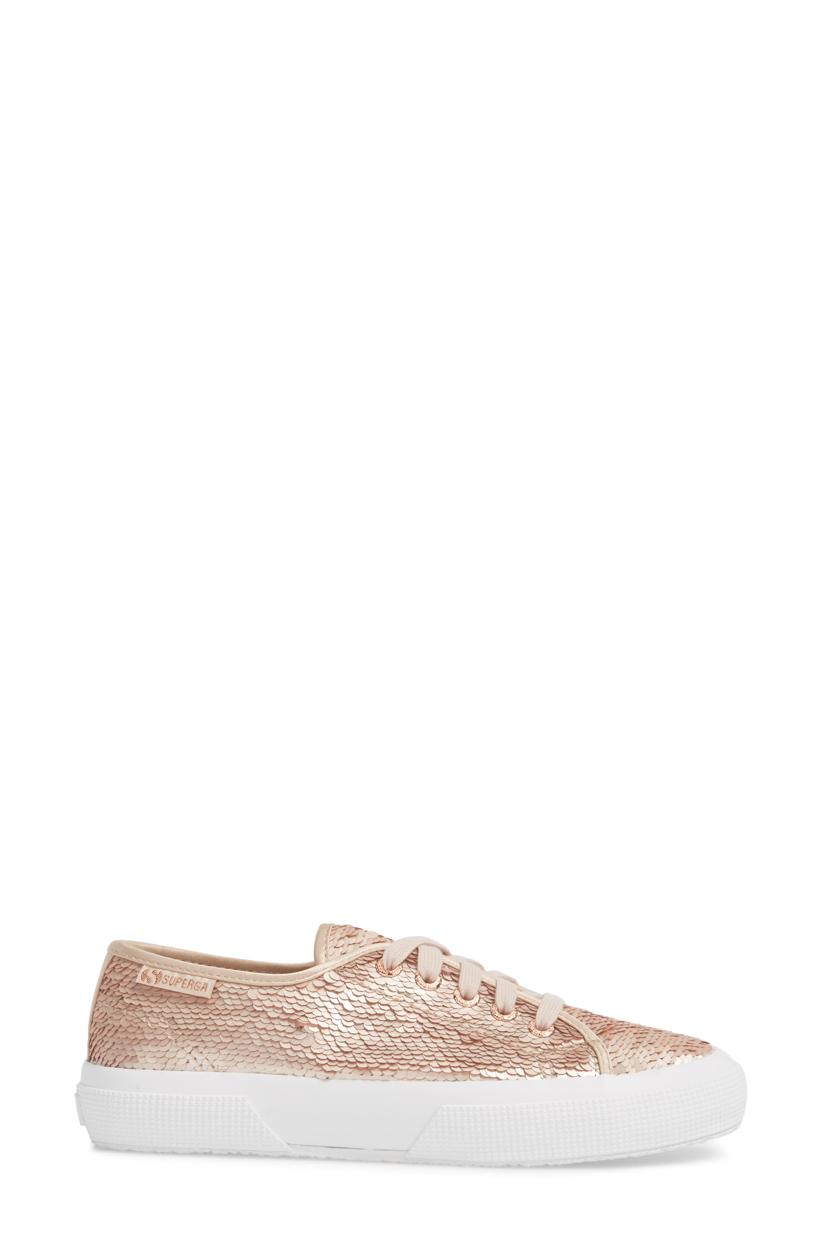 2750 Pairidescent Low Top Sneaker, Alternate, color, ROSE GOLD/ ROSE GOLD