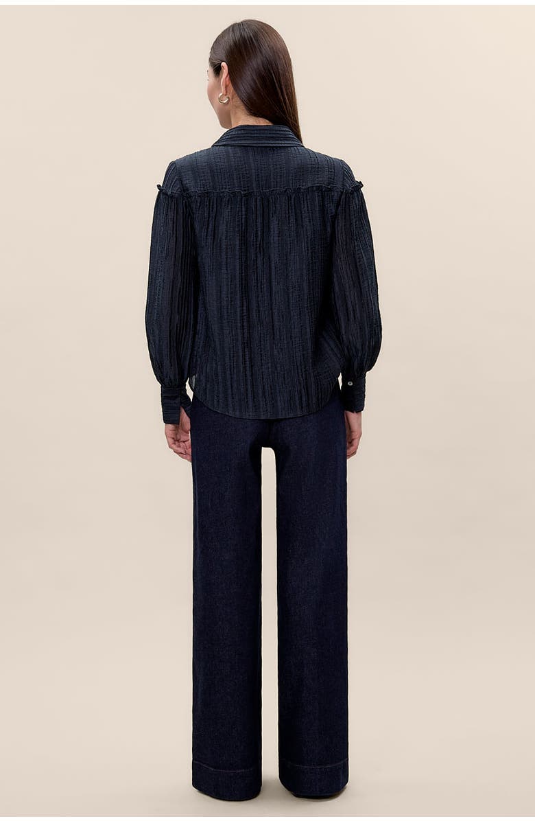 Rebecca Taylor Olivia Blouse, Alternate, color, Graphite