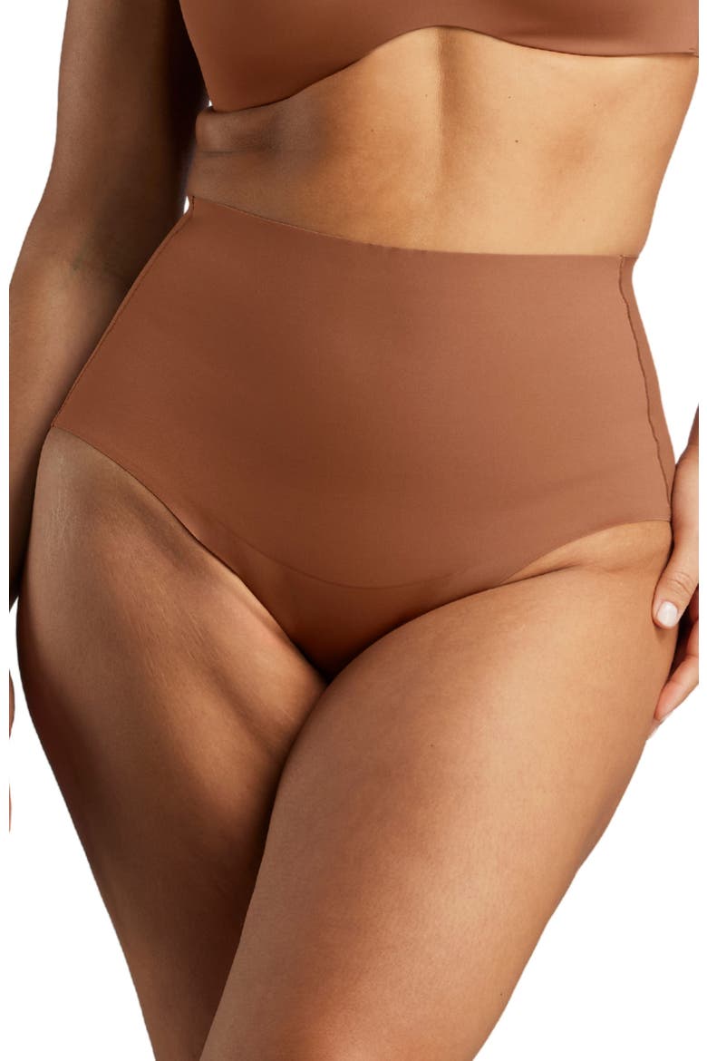 No-Show Shaping Brief, Main, color, Toffee