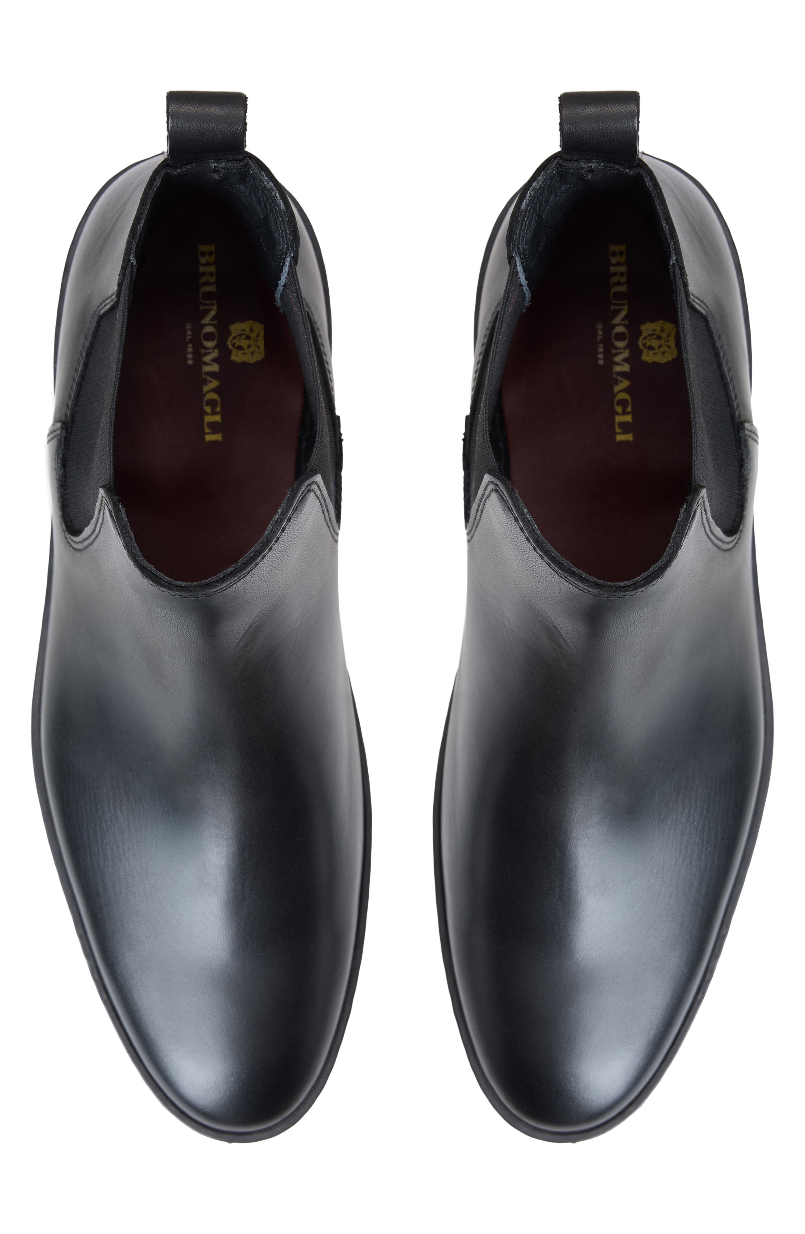 Dado Leather Chelsea Boot, Alternate, color, BLACK LEATHER