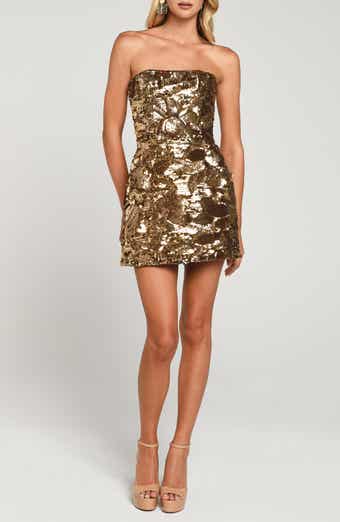 HELSI Linda Sequin Strapless Minidress