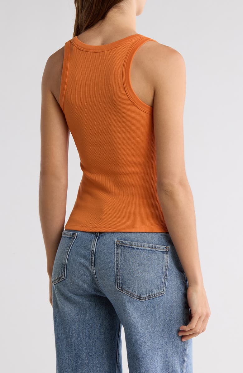 Veronica Beard Birke Stretch Cotton Tank, Alternate, color,