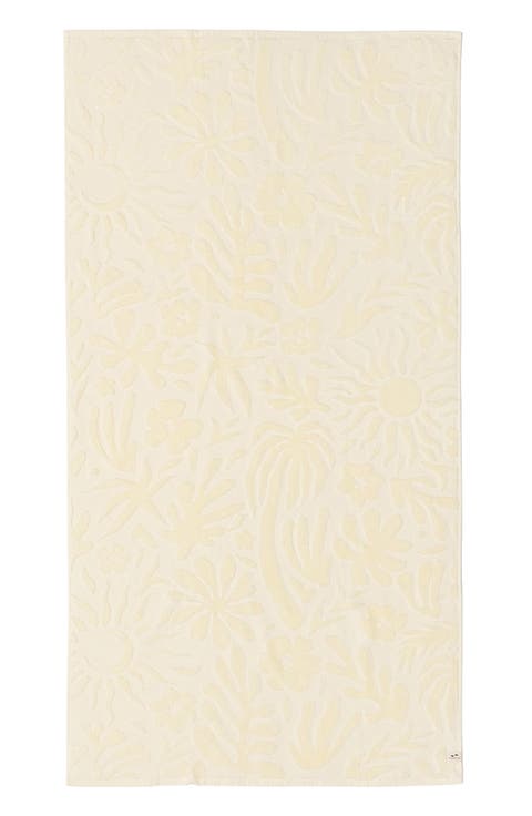 Sunny Sculpted Bath Towel