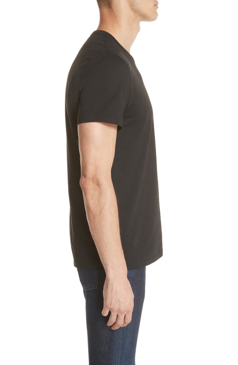 Burberry Logo Embroidered Crewneck T-shirt, Alternate, color,