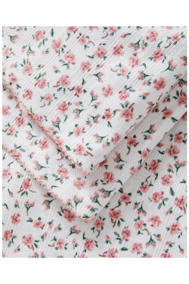 Pima Cotton Pointelle Pants, Alternate, color, PINK