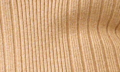 Estelle Remi Blouson Sleeve Mixed Rib Sweater In Nude