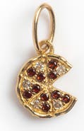 Local Eclectic Solid 9K Gold Pizza Foodie Charm