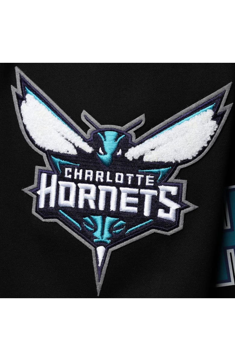 PRO STANDARD Men's Pro Standard Black Charlotte Hornets Chenille Team Shorts, Alternate, color, 