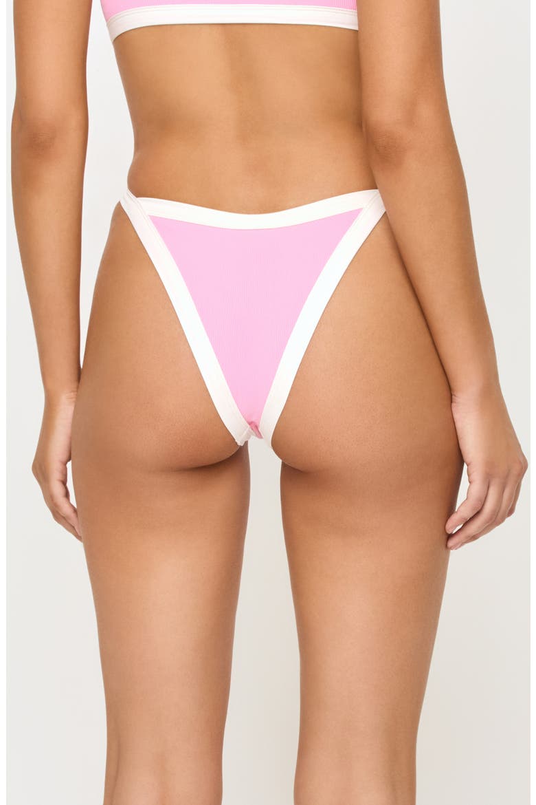 Mackenzie Bitsy Bikini Bottoms, Alternate, color, PINKSUGAR/ CREAM