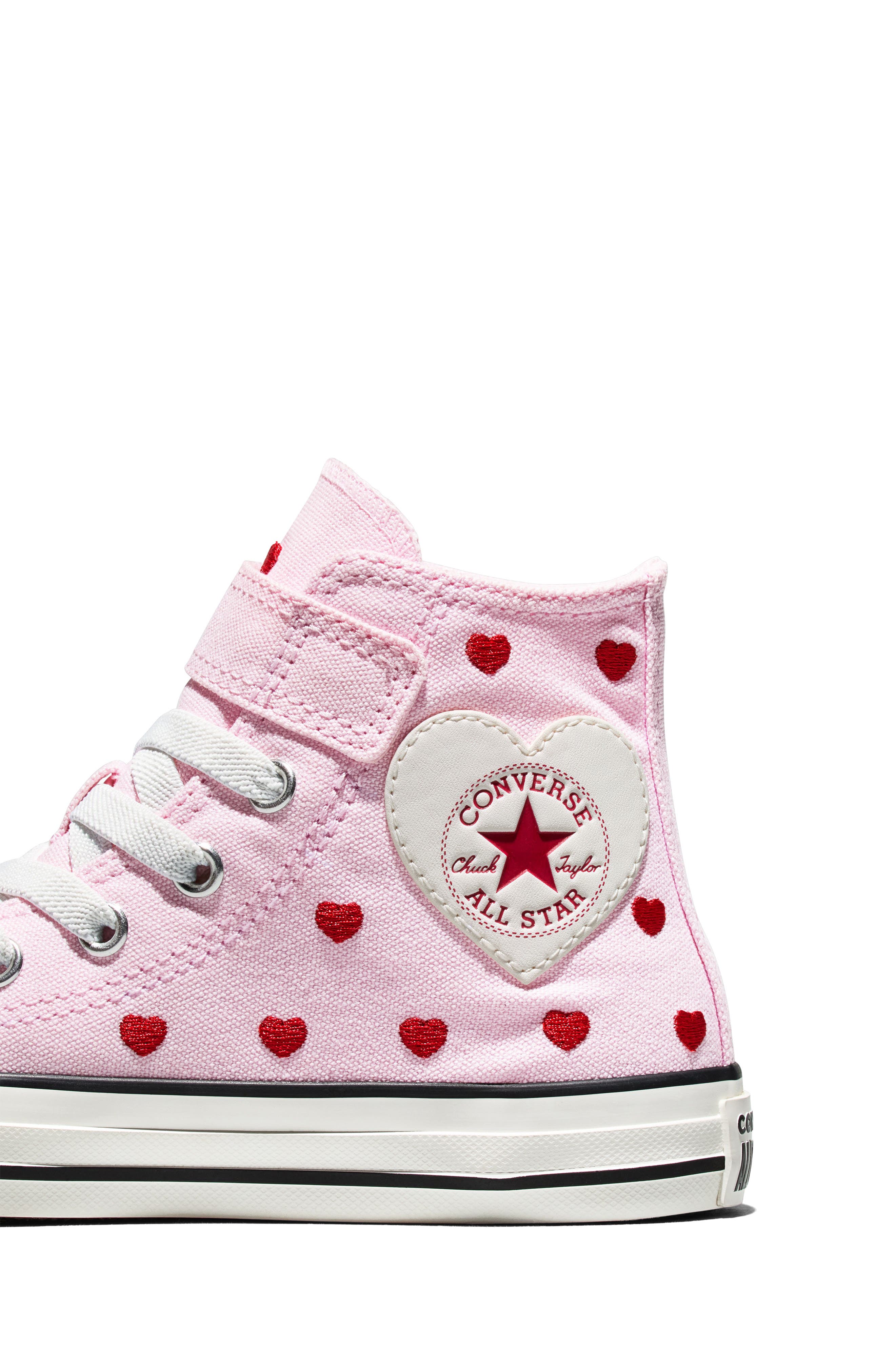 Converse Kids' Chuck Taylor<sup>®</sup> All Star<sup>®</sup> 1V High Top Sneaker, Alternate, color, New Found Bloom/ Vintage White