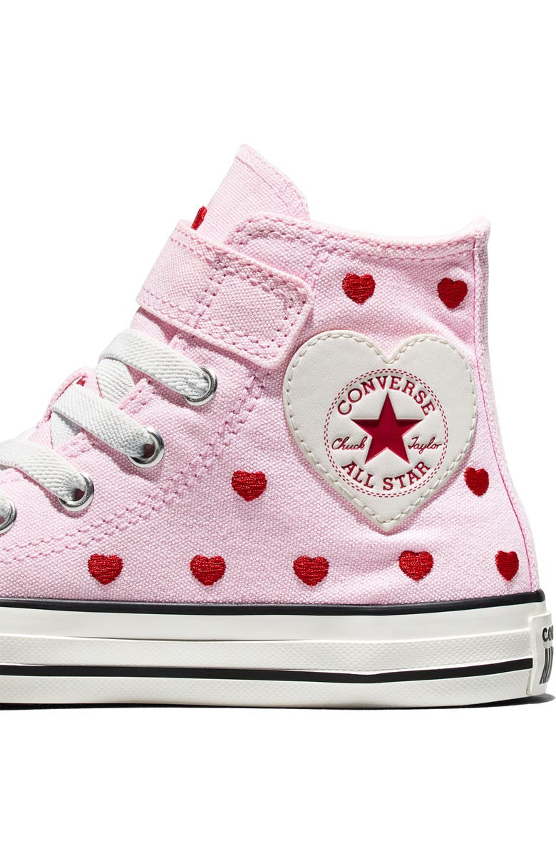 Converse Kids' Chuck Taylor<sup>®</sup> All Star<sup>®</sup> 1V High Top Sneaker, Alternate, color, New Found Bloom/ Vintage White