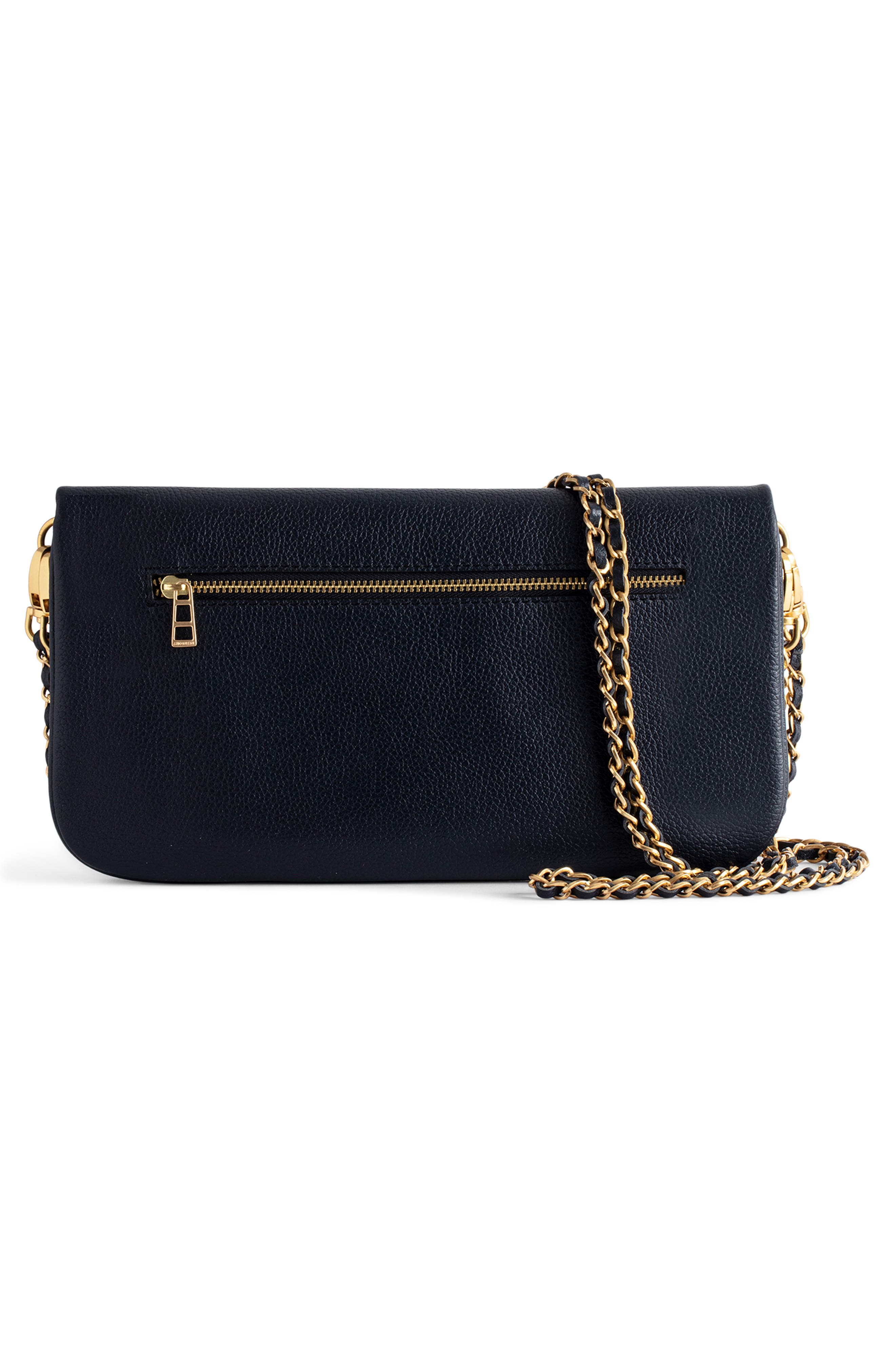 Женские сумки Zadig & Voltaire Rock Grained Leather Crossbody Bag — фото 2