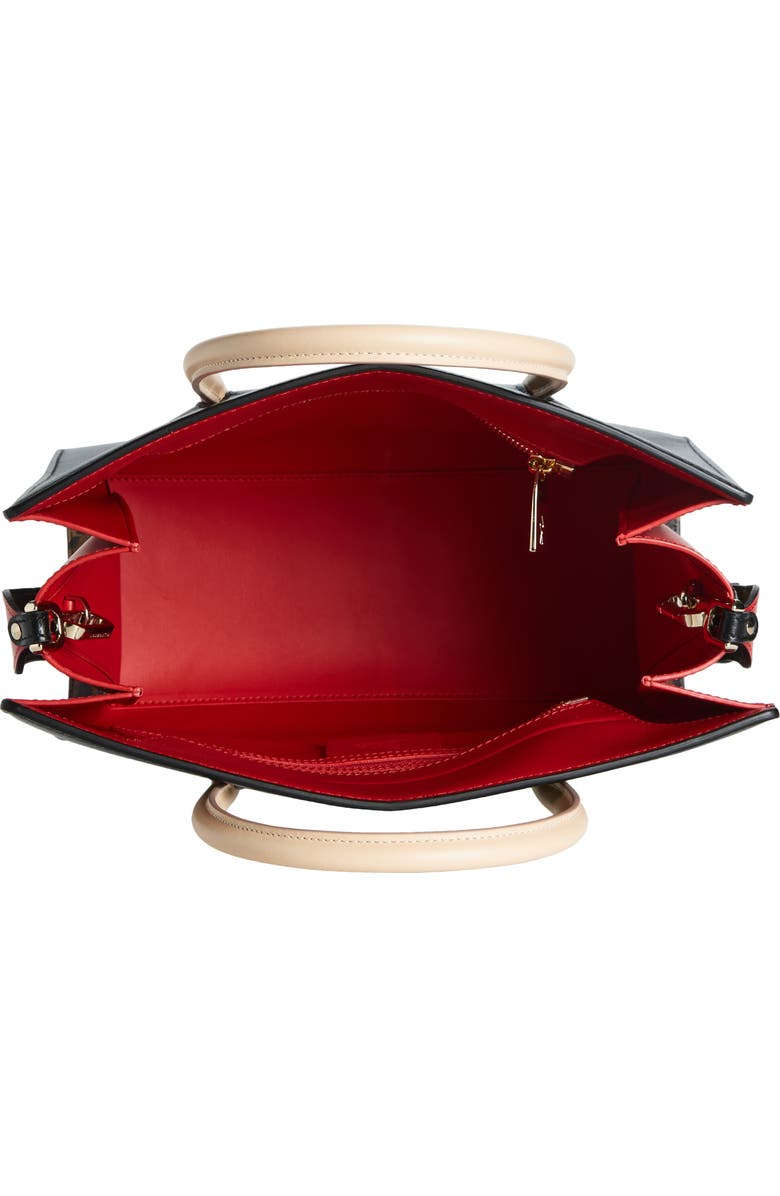 Christian Louboutin Medium Paloma Leather Tote, Alternate, color, Multi