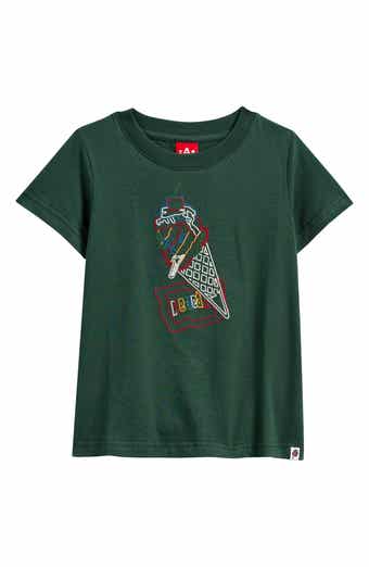 Kids' Coneman Embroidered Cotton Graphic T-Shirt