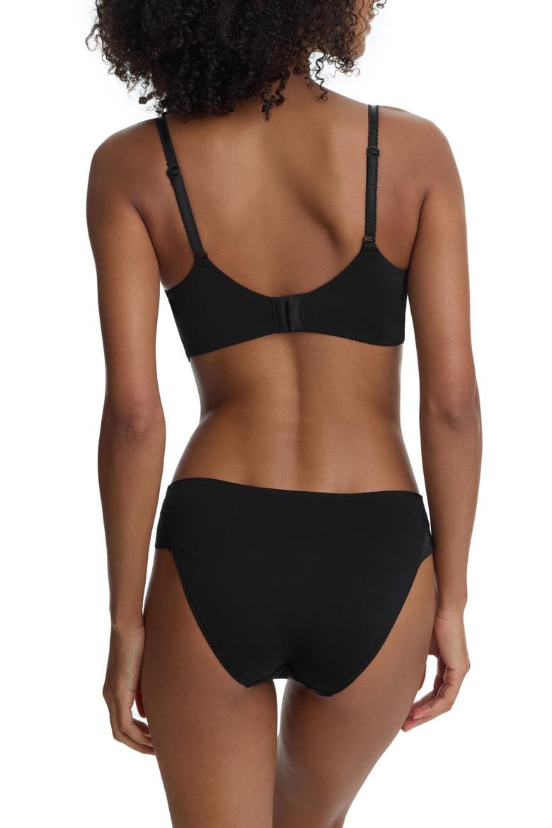 Captivate Full Coverage T-Shirt Bra, Alternate, color, Black