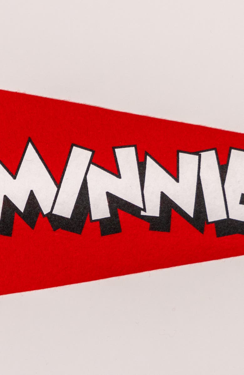 Oxford Pennant x Disney I Heart Minnie Felt Pennant Flag, Alternate, color, 