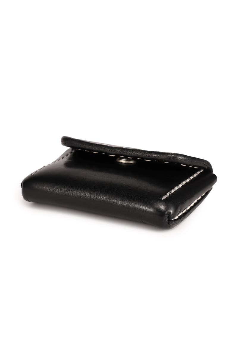 OLD TREND Canna Genuine Leather Compact Card Holder, Alternate, color, Black