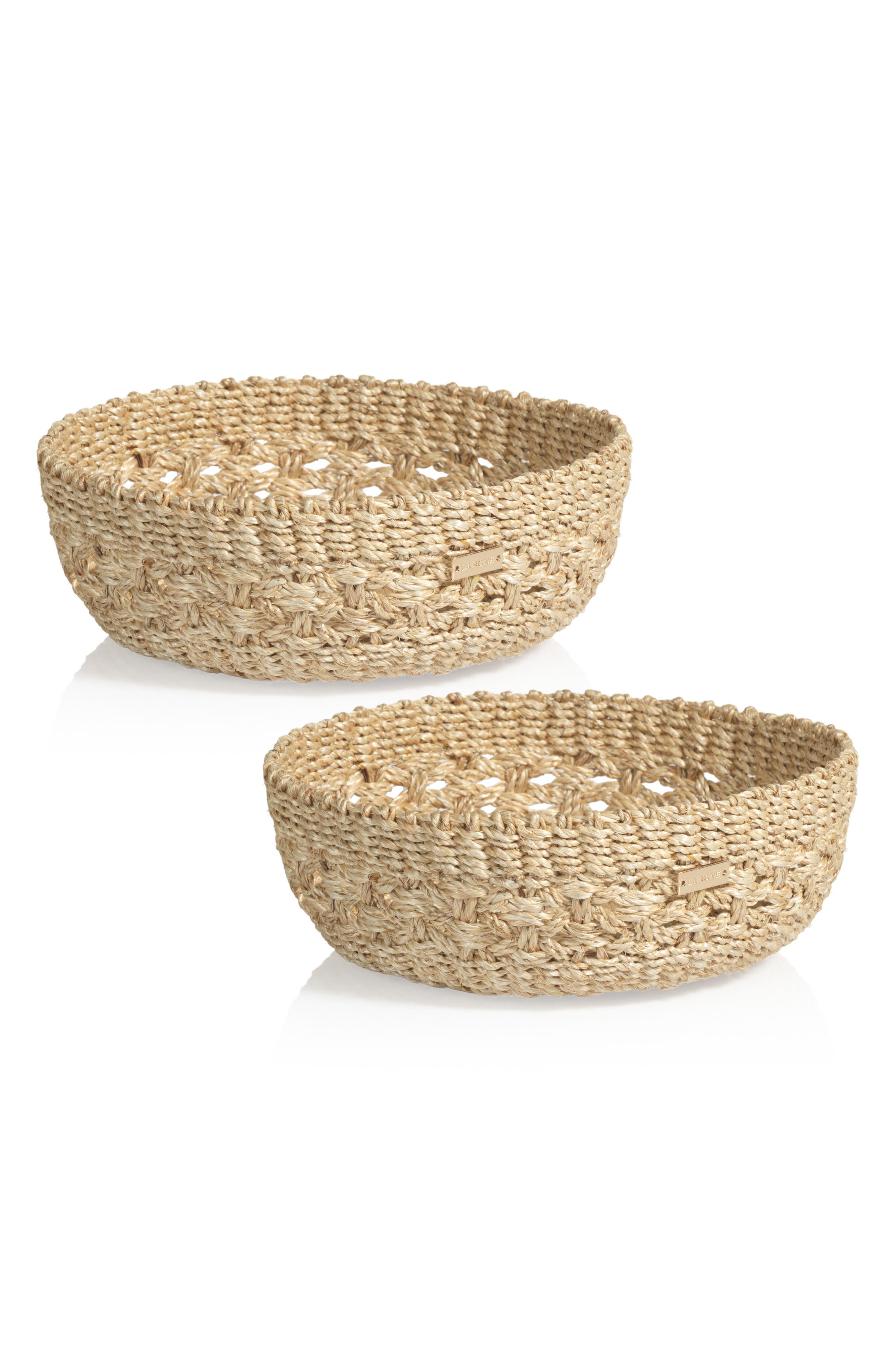 Zodax Myra Abaca Set of 2 Baskets