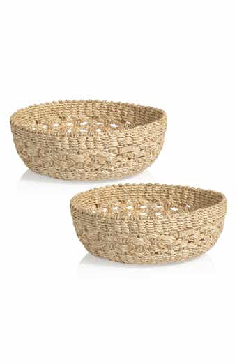 Myra Abaca Set of 2 Baskets