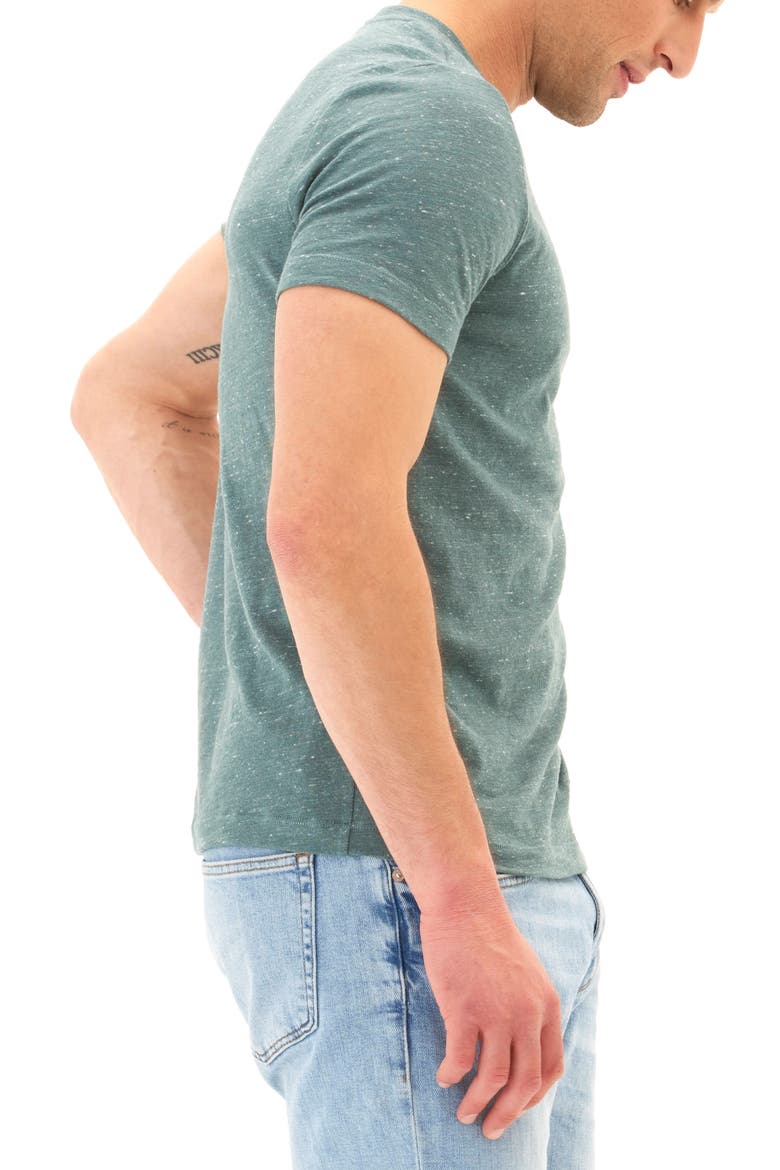 Soloman Short Sleeve Slub T-Shirt, Alternate, color, WATERCRESS