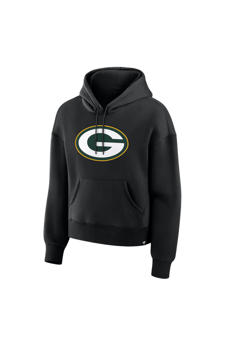 FANATICS Women's Fanatics Black Green Bay Packers Essential Legacy Hoodie, Alternate, color, Black