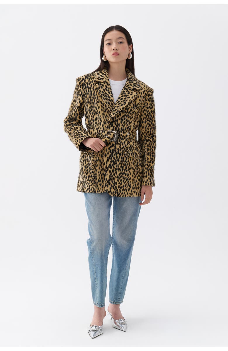 Nocturne Leopard Print Jacket, Alternate, color, 
