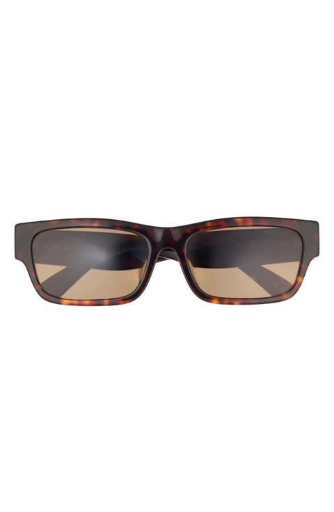 56mm Rectangular Sunglasses