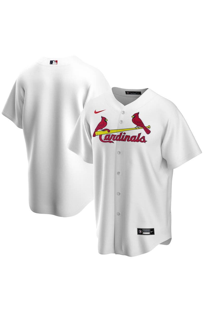 Nike Men's Nike White St. Louis Cardinals Home Replica Team Jersey, Alternate, color, 