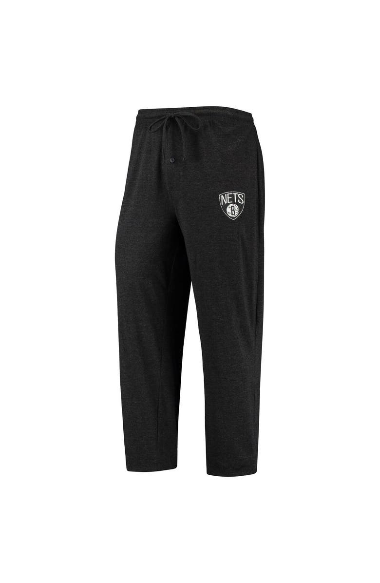 CONCEPTS SPORT Men's Concepts Sport Black/Gray Brooklyn Nets Long Sleeve T-Shirt & Pants Sleep Set, Alternate, color, Black