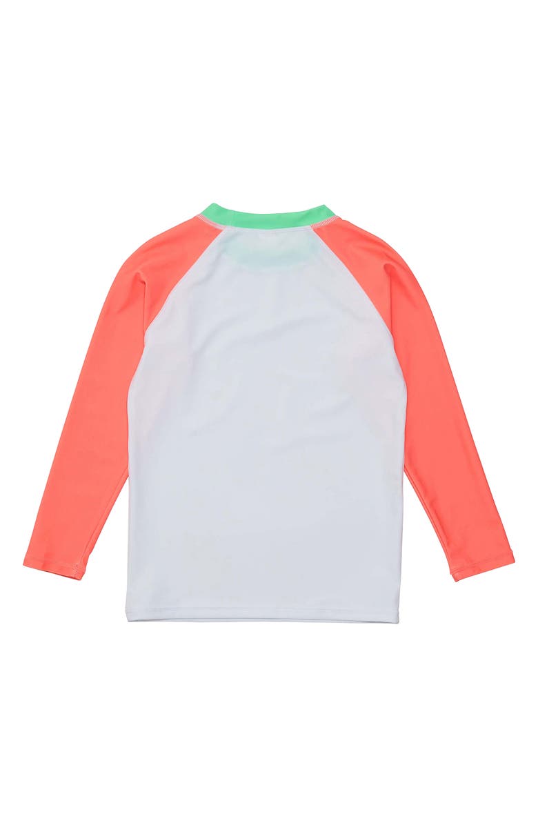 Snapper Rock Kids' Colorblock Long Sleeve Rashguard Top, Alternate, color, 