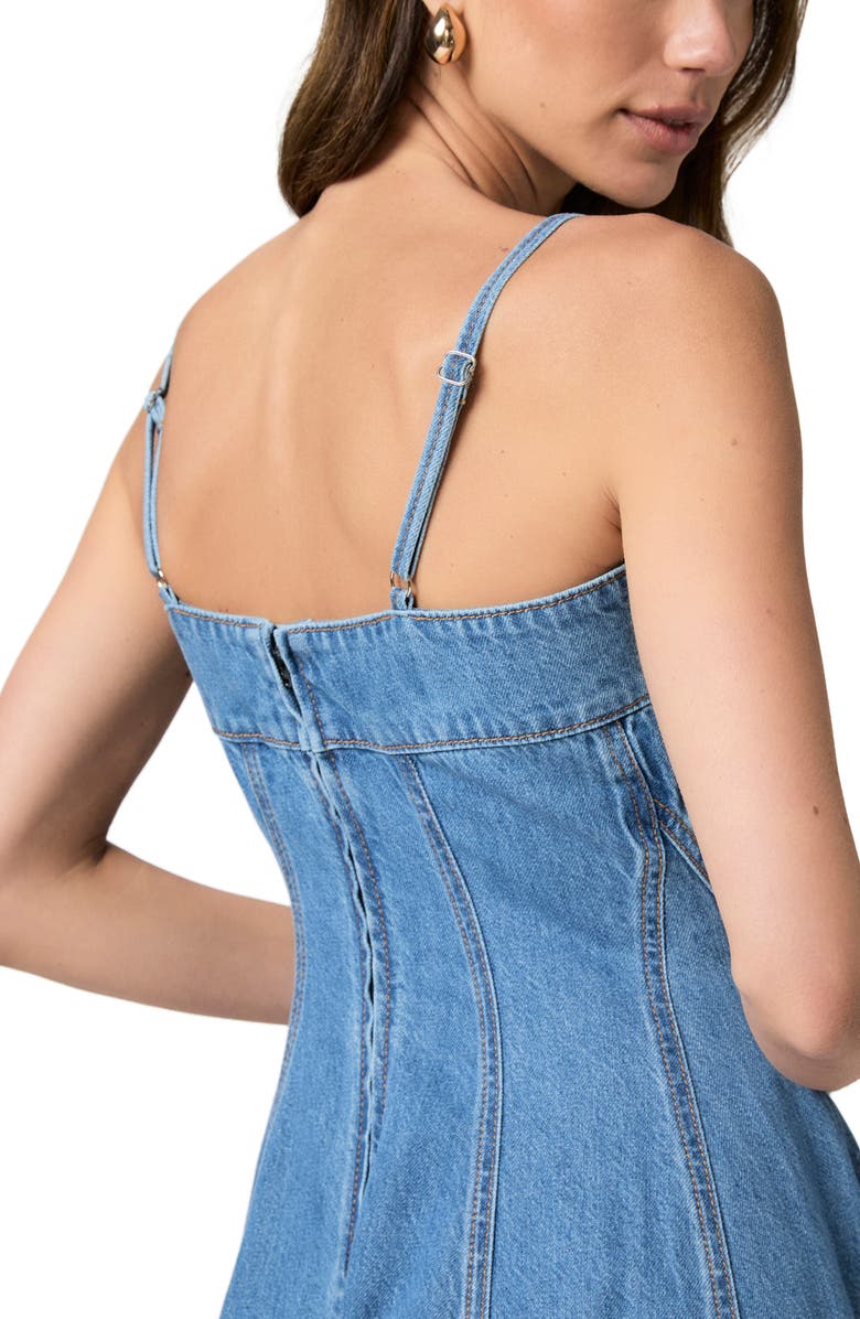 PAIGE Pippa Denim Midi Dress, Alternate, color,