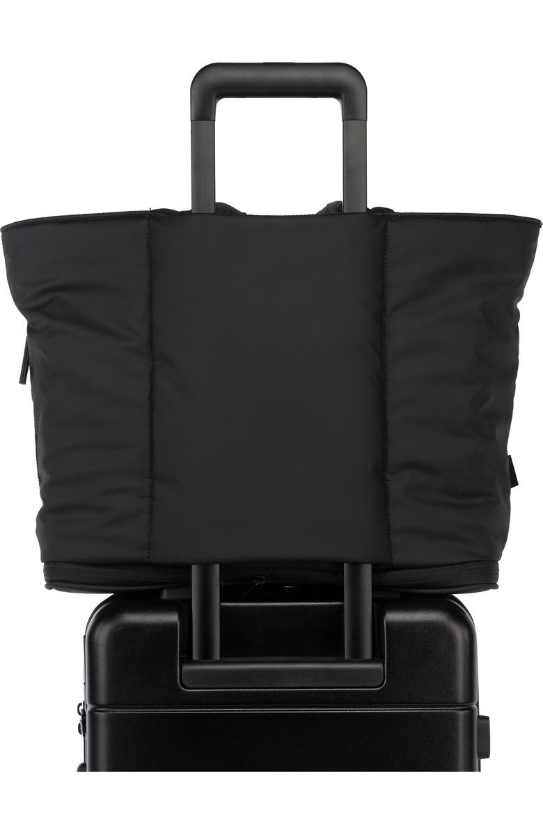 CALPAK Luka Expandable Tote Bag, Alternate, color, Matte Black
