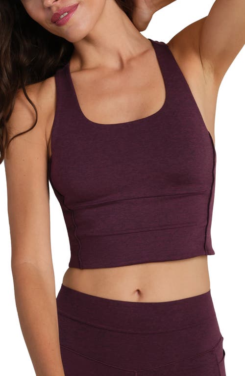 Rhone Revive Longline Bra In Burgundy