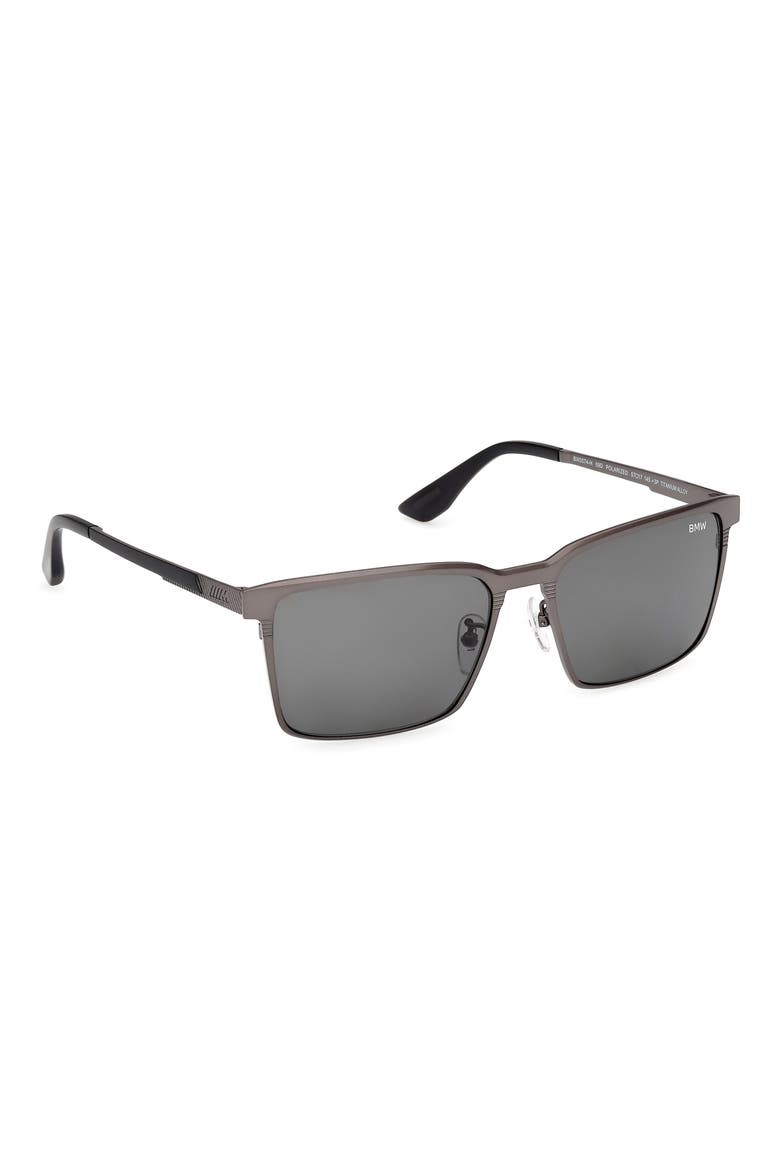 57mm Sunglasses, Alternate, color, MATTE GUNMETAL / SMOKE