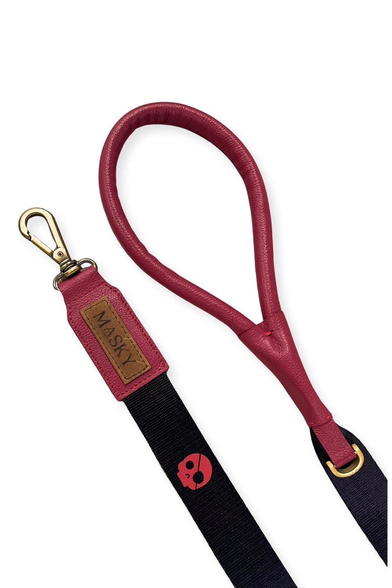Skull Leash, Alternate, color, Red