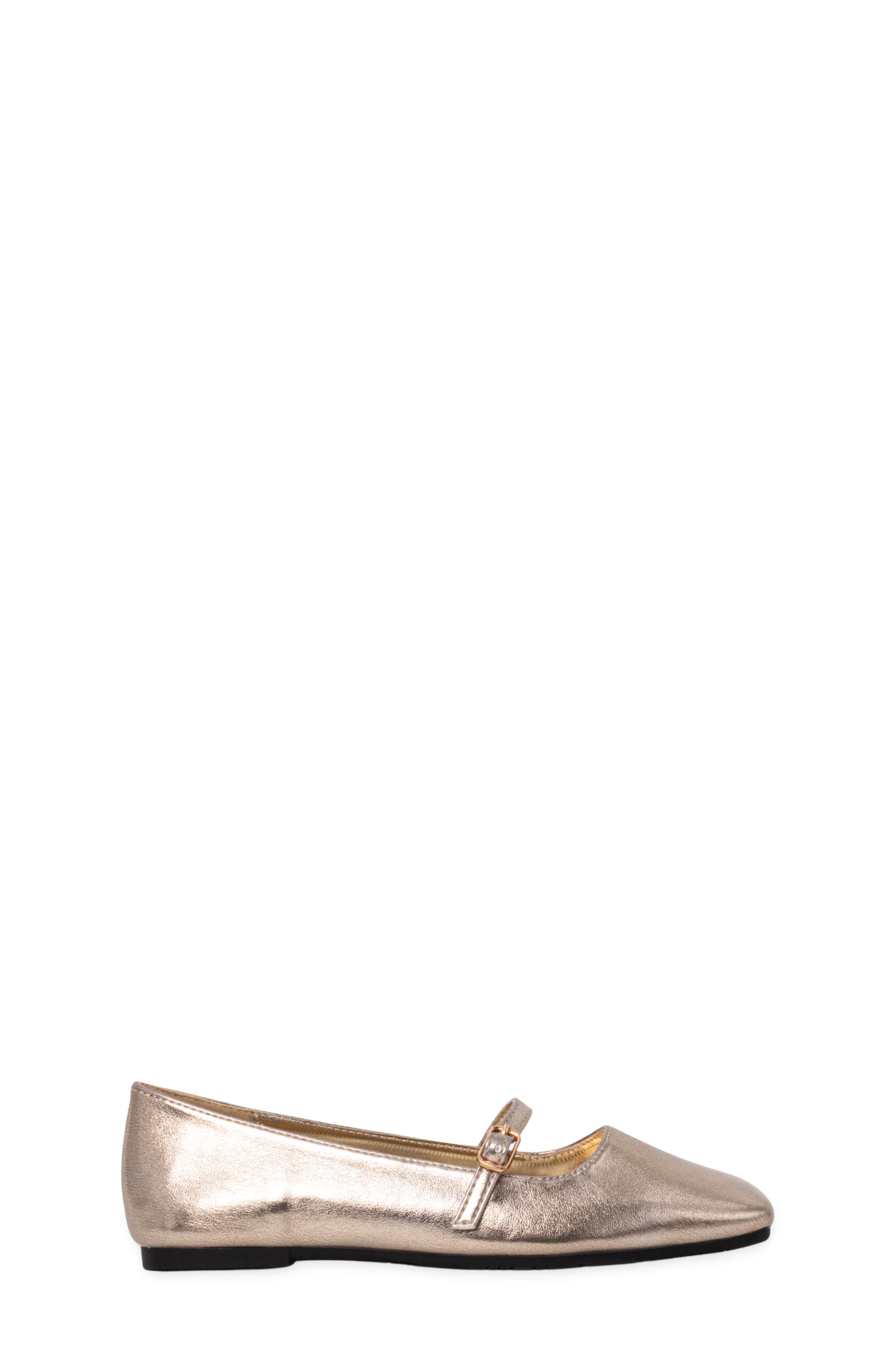 Kids' Adele Mini Faux Leather Mary Jane, Alternate, color, LIGHT GOLD