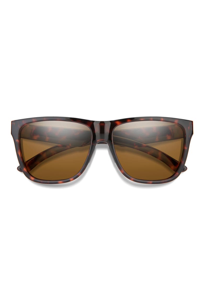 Lowdown XL 2 60mm ChromaPop™ Polarized Square Sunglasses, Main, color, TORTOISE / CHROMAPOP BROWN